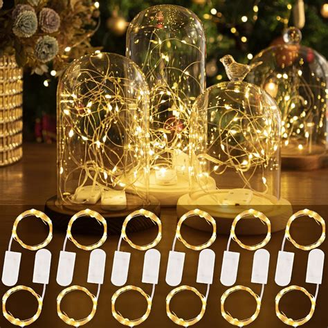 Amazon.com: 12 Pack Led Fairy Lights Battery Operated String .